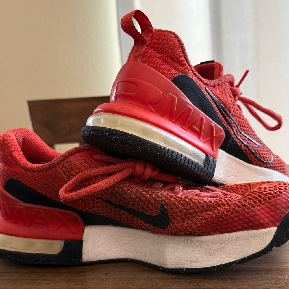 Nike Air Max Orange & Black Mesh Sneakers